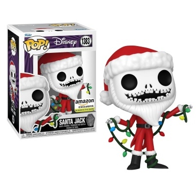 Funko Pop Disney The Nightmare Before Christmas- Santa Jack GITD AMAZON #1383
