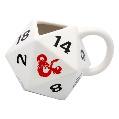 Caneca 3D dado Dungeons & Dragons
