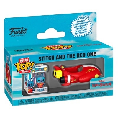 Figura Funko Bitty POP Ride Disney - Stitch and The Red One