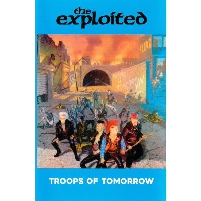 Cassete The Exploited ‎– Troops Of Tomorrow Cassette, Album, Limited Edition, Black Shell