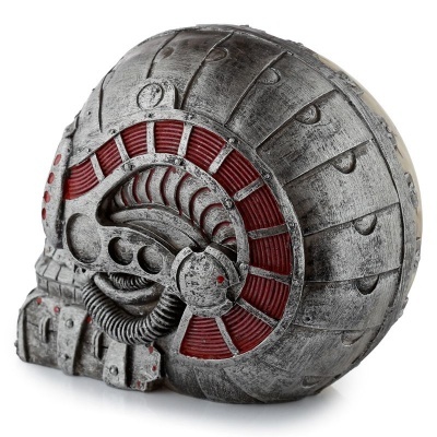 Caveira decorativa tipo cyborg SK329