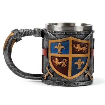 Caneca de Cerveja Decorativa - Espada e Brasão de Armas KN214