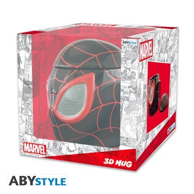 Caneca MARVEL - Mug 3D - Spider-Man Miles Morales