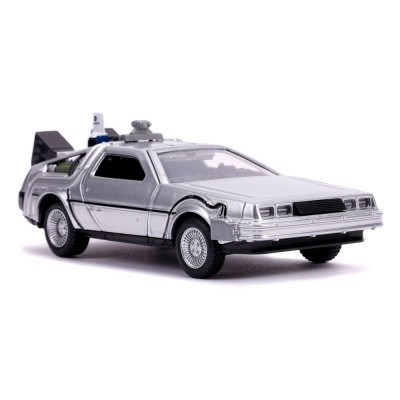 Carro Back to the Future II Hollywood Rides Diecast Model 1/32 DeLorean Time Machine