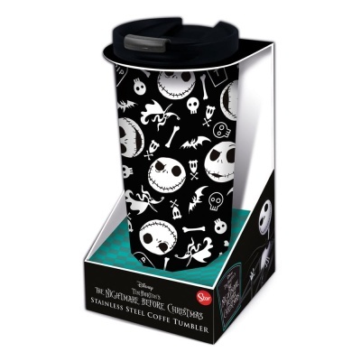 Copo de viagem Nightmare before Christmas Stainless Steel travel tumbler Jack´s Face