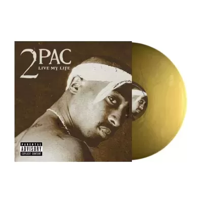 2Pac – Live My Life Vinyl, LP, Compilation,  180 g vinyl Gold
