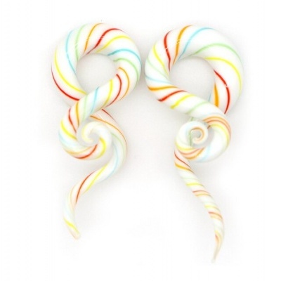 Dilatador de vidro pyrex, em espiral para orelha APE01