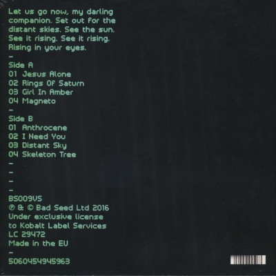 Nick Cave & The Bad Seeds – Skeleton Tree Vinyl, LP, Album, Reissue