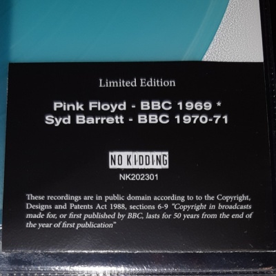 Pink Floyd, Syd Barrett – BBC 1969 / BBC 1970-1971 Vinyl LP 45 RPM, Limited Edition, Pink & Blue Split Coloured - Vinil