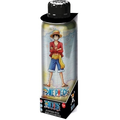 Garrafa One Piece Water Bottle Luffy em aço inoxidavel