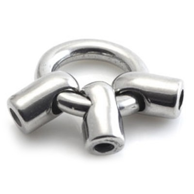 Anel em aço cirurgico com  extensões para Industrial 1.6 - BIE3