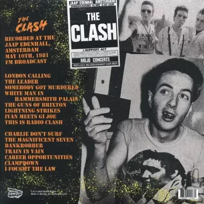 The Clash – Amsterdam's Burning Vinyl LP- Vinil