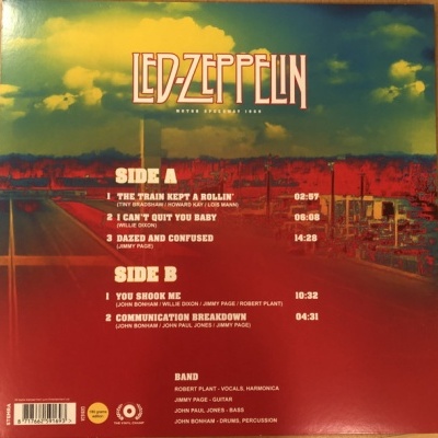 Led Zeppelin – Motor Speedway 1969 - LP de vinil colorido