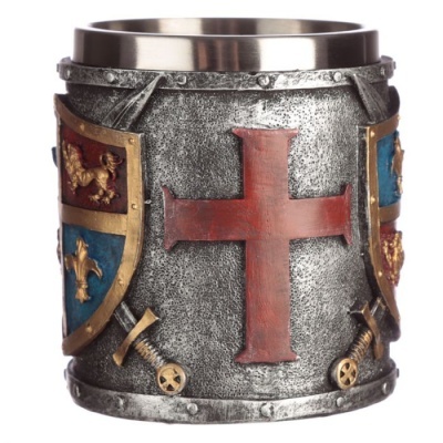 Caneca de Cerveja Decorativa - Espada e Brasão de Armas KN214