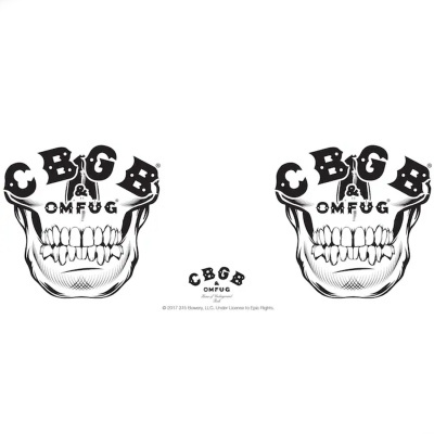 CBGB & OMFUG skull mug