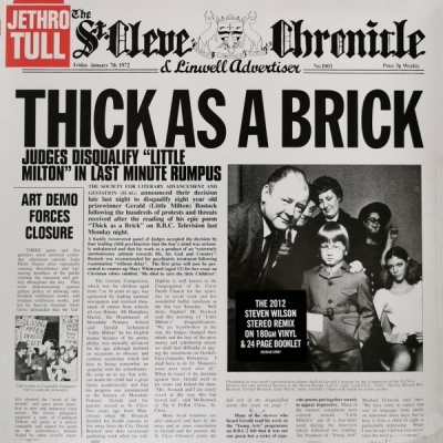 Jethro Tull – Thick As A Brick Vinyl, LP, Album, Reissue, 180g