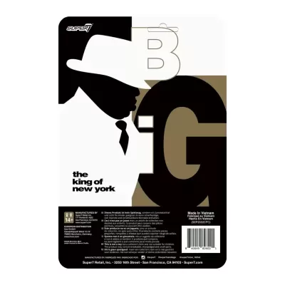 Notorious B.I.G. ReAction Action Figure Biggie in Suit 10 cm - Super7