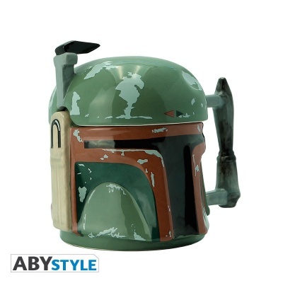 Caneca com tampa #STAR WARS - Mug 3D - Boba Fett