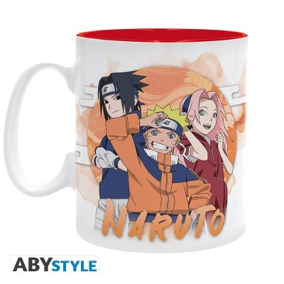 Caneca grande 460 ml  NARUTO SHIPPUDEN -  Past and present