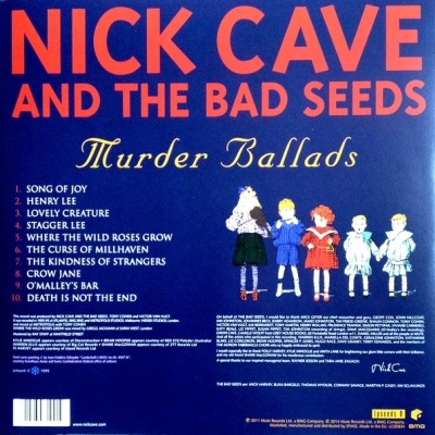 Nick Cave And The Bad Seeds* – Murder Ballads 2x Vinyl, LP, Stereo, 180g Nick Cave And The Bad Seeds* – Murder Ballads 2x Vinyl, LP, Stereo, 180g