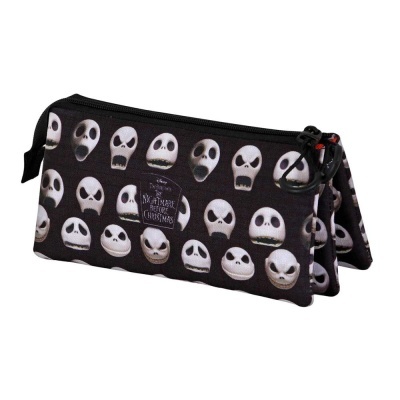 Estojo triplo para lápis do Jack inspirado em Nightmare Before Christmas