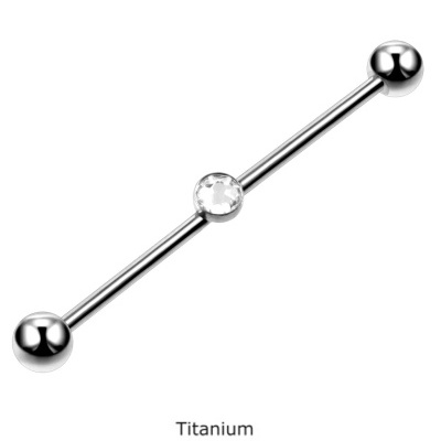 Barra desmontável em Titânio com zirconia para transversal/industrial  T2101