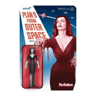 Vampira ReAction Action Figure Wave 01 Plan 9 From Outer Space Grayscale 10 cm