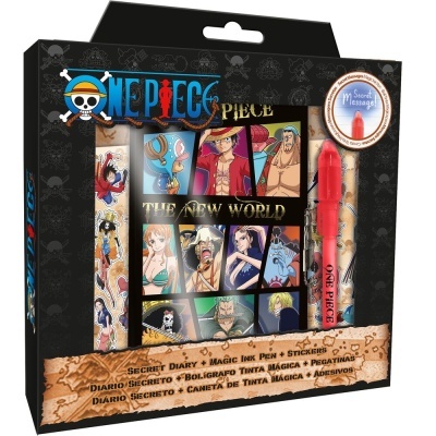 Diário One Piece Diary + magic pen
