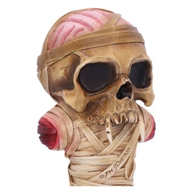 Metallica One Box Official Nemesis Now Pushead Skull Resin Storage 20cm