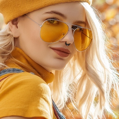 Argola segmento em aço cirúrgico com cristal  RH75