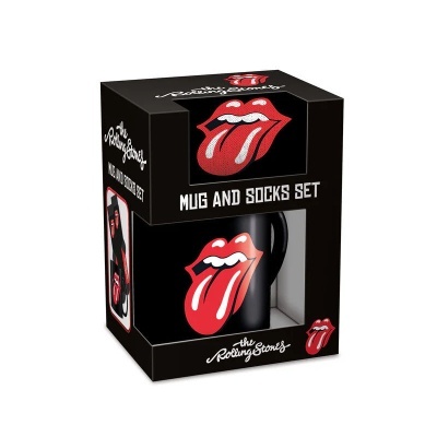 Conjunto de caneca e meias dos Rolling Stones - Tongue