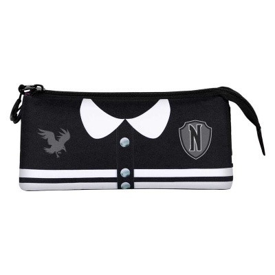 Estojo Wednesday Varsity triple pencil case