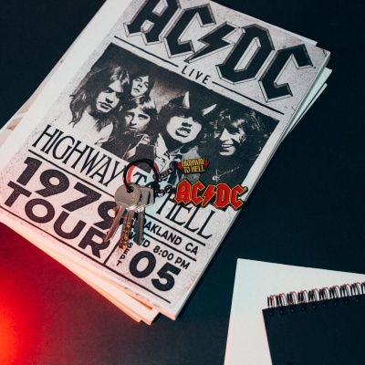 Porta-chaves AC/DC keychain