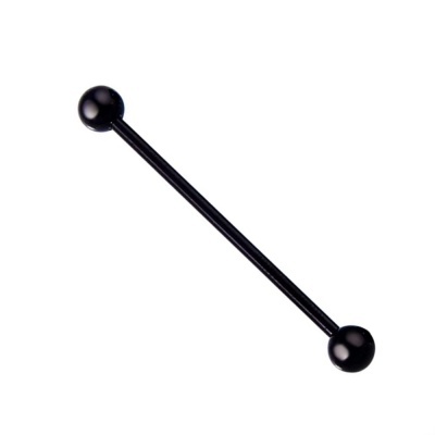 Barra de aço cirúrgico 316L para piercing transversal várias cores BT35