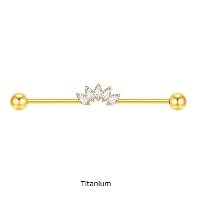 Joia de Titanio para transversal com formação de zirconias bago arroz TI017