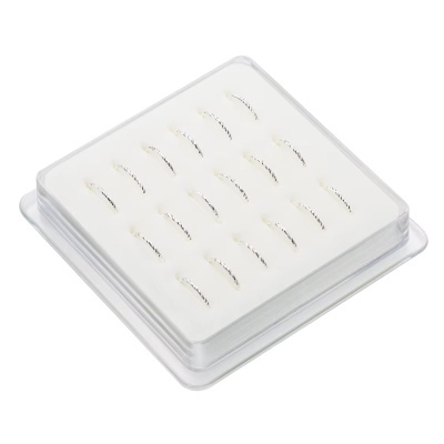 Argola de torcer em prata de espessura reduzida com nervuras APN02