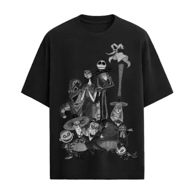 T shirt NIGHTMARE BEFORE CHRISTMAS - Esboço