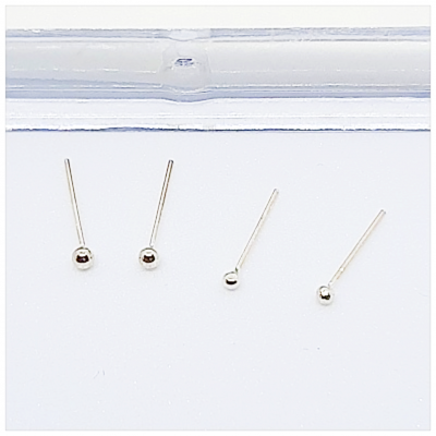 Joia de nariz em prata com bolinha NBA002 Joia de nariz em prata com bolinha NBA002