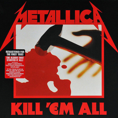 Metallica – Kill 'Em All Vinyl, LP, Album, Reissue, Remastered