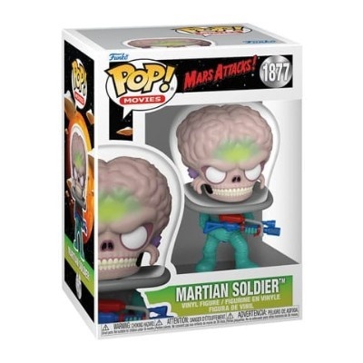Mars Attacks POP! Movies Vinyl Figure Alien Soldier with Atomic Ray Gun 9 cm