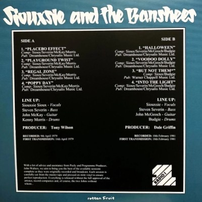 Siouxsie And The Banshees – The Peel Sessions 1979-1981 Vinyl, LP Siouxsie And The Banshees – The Peel Sessions 1979-1981 Vinyl, LP