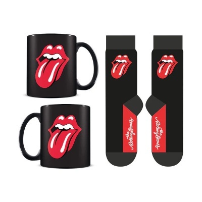 Conjunto de caneca e meias dos Rolling Stones - Tongue