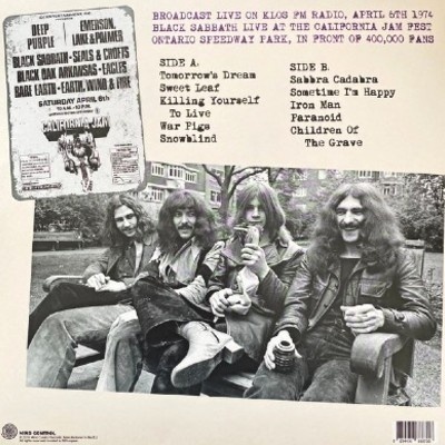 Black Sabbath – Live From The Ontario Speedway Park, Vinyl, LP, Limited Edition
