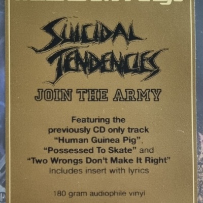 Suicidal Tendencies – Join The Army Vinyl, LP, Album, Reissue, 180g