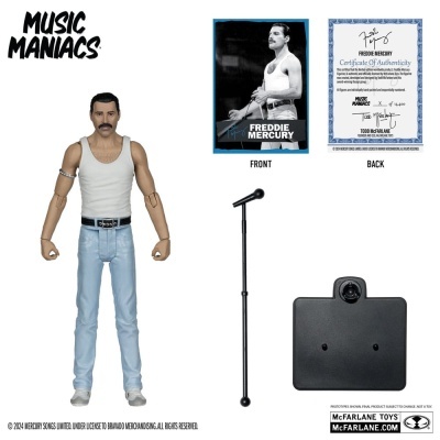 Figura Mc Farlane Music Maniacs Rock Action Figure Freddie Mercury 15 cm