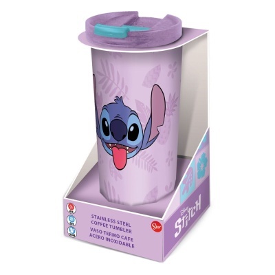 Copo Lilo & Stitch Stainless Steel travel tumbler Stitch Palms