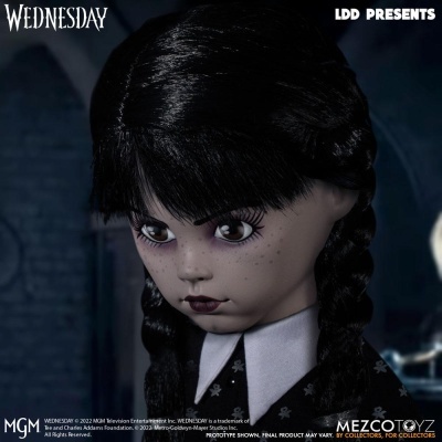 Boneca Wednesday Living Dead Dolls Doll Wednesday Addams 25 cm