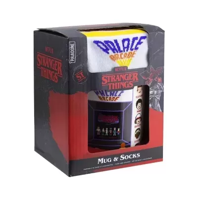 Conjunto de caneca e meias Stranger Things