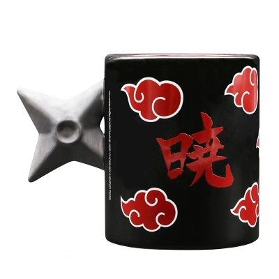 Caneca NARUTO SHIPPUDEN - Mug 3D handle - Shuriken Akatsuki