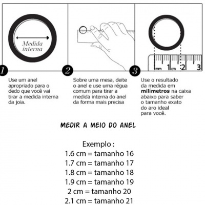 Anel  de aço 316L vários tamanhos e larguras R001